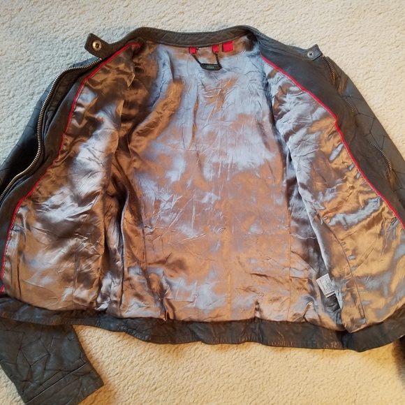 ***DOMA Cropped Patchwork Leather Jacket*** - Picture 6 of 6